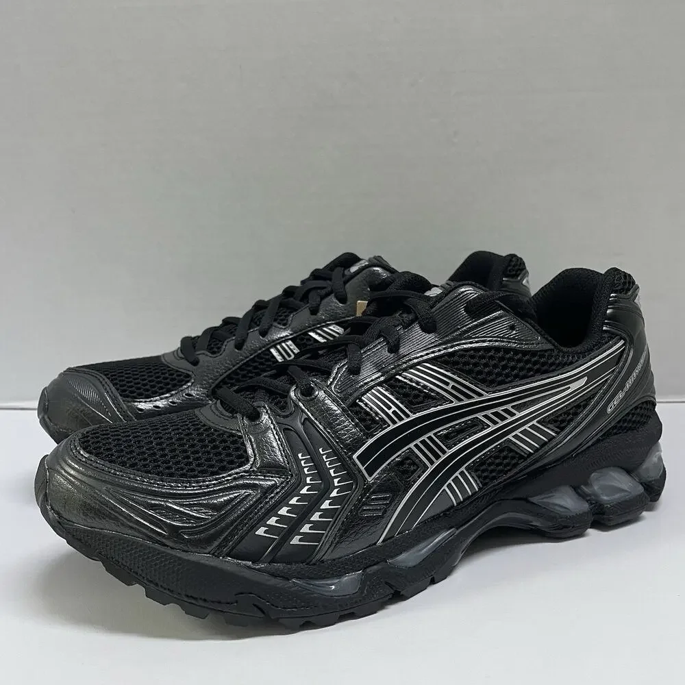 ASICS Gel Kayano 14 Black Pure Silver 1201A019 006 Size 11 Runner Workout Mesh